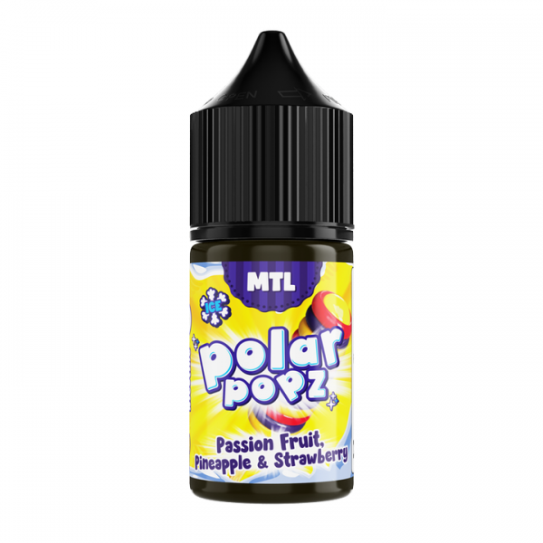 Polar Popz - Passion Fruit Pineapple and Strawberry Ice MTL 30ml 